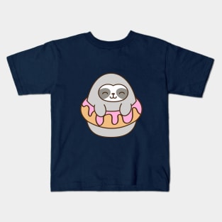 Sloth Donut Kids T-Shirt